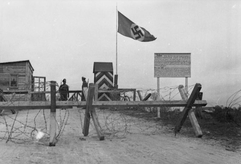 LIGNE DE DEMARCATION FRANCE 1940 (photo d’illustration non localisée)
